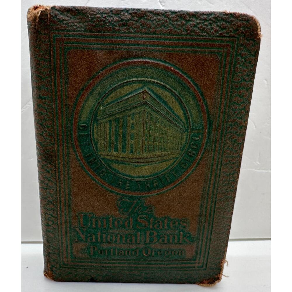 The United States National Bank Portland Oregon Antique Bank No Key